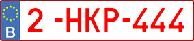 Truck License Plate